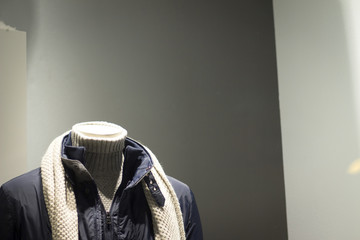 Shop dummy fashion clothes store mannequin