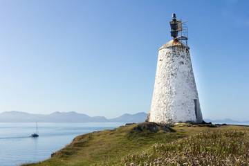 Fototapeta na wymiar Lighthouse, Llanddwyn Island