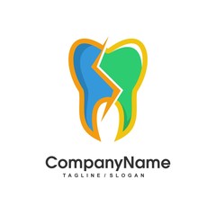 lightning dental logo