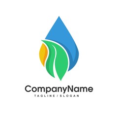 River Leaf Water Logo