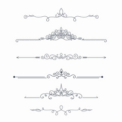 Calligraphic vector dividers