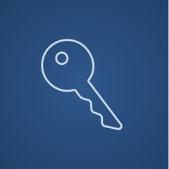 Key for house line icon.
