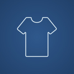 T-shirt line icon.