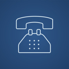 Telephone line icon.