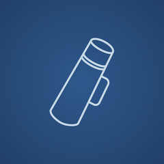 Thermos line icon.