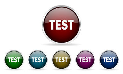 test vector icons set