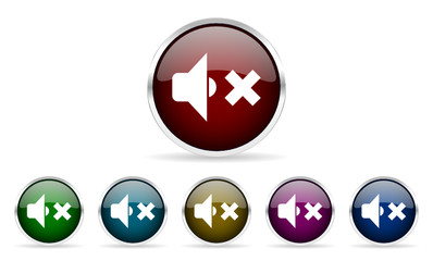 sound vector icon set