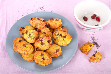 Kekse mit Trockenobst