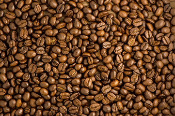 roasted coffee beans,