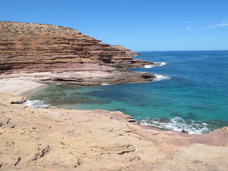 Fototapeta na wymiar coast of kalbarri, western australia