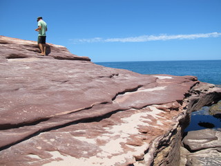 coast of kalbarri, western australia