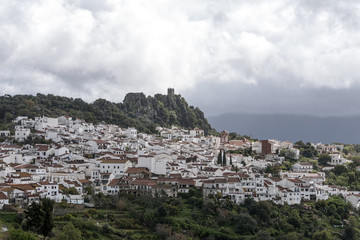 Fototapeta na wymiar Vistas del municipio de Gaucín en la comarca de la serranía de Ronda