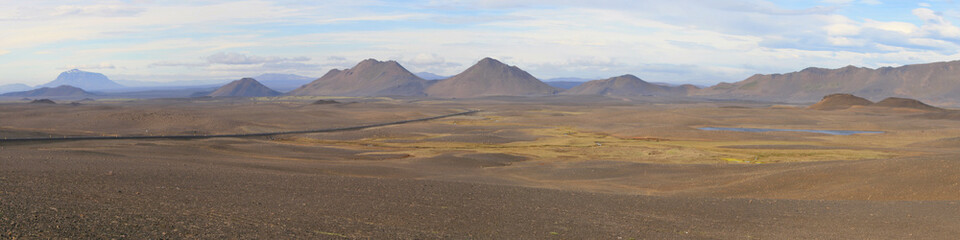 Moonscape in the Iceland highlands