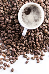 Coffee beans, fresh coffee