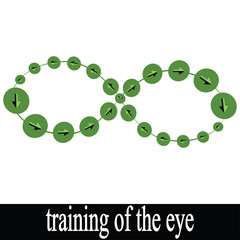 the work of gymnastics, exercises for the eyes