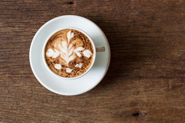 Hot cappuccino