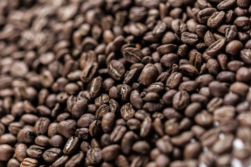 Roasted coffee beans