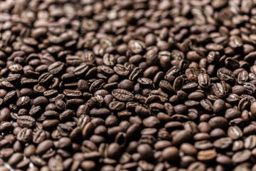 Roasted coffee beans
