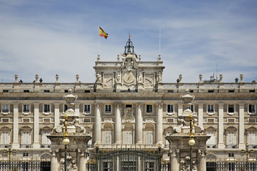 Royal Palace in Madrid. Spain