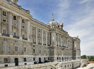 Fototapeta na wymiar Royal Palace in Madrid. Spain