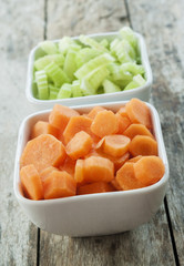 Carrots and celery