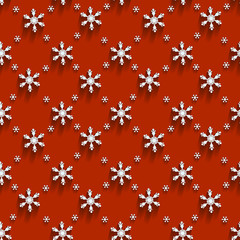 Seamless  pattern with snowflakes 