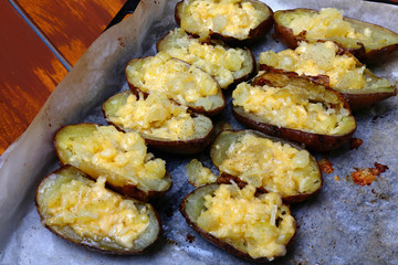 Twice baked potatoes