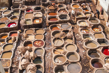 view of old medina in Fes