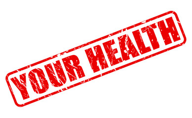 YOUR HEALTH red stamp text