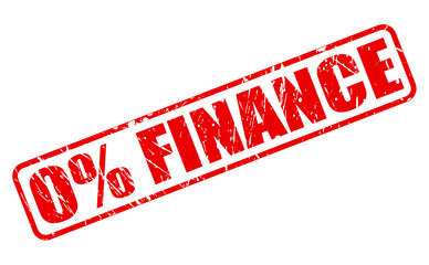 0% FINANCE red stamp text