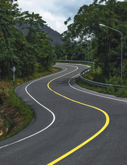 curvy road © Win Nondakowit