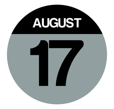 17 august calendar circle