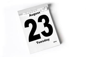 23. August 2016