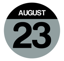 23 august calendar circle