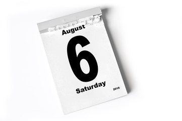 6. August 2016