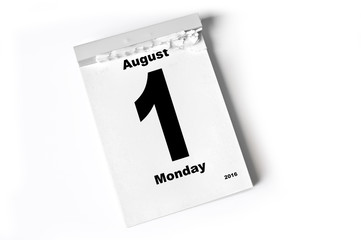 1. August 2016