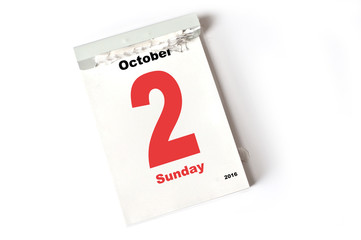 2. October 2016