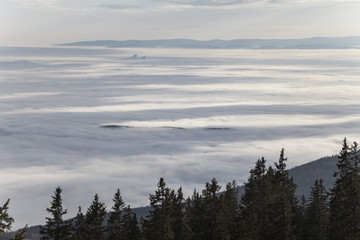 Über der Nebeldecke