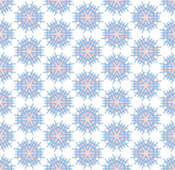 spinious flowers pink blue