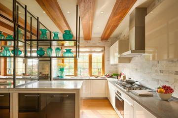 interior of modern kitchen