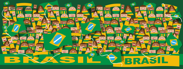 Brazilian soccer fans