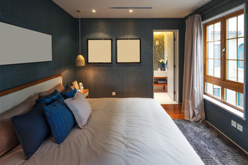 interior of modern bedroom