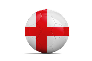 Soccer balls with team flags, Euro 2016. Group B, England