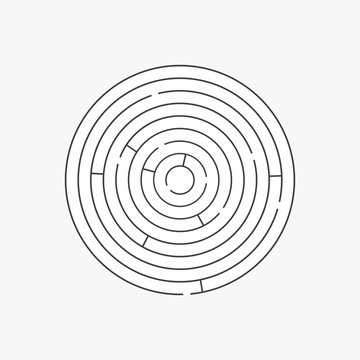 Labyrinth texture pattern