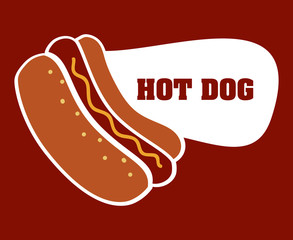 Fast food icons design 