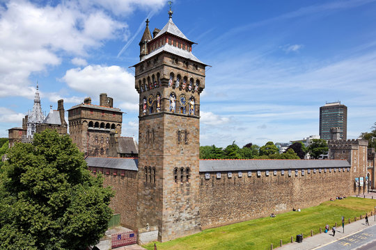 Cardiff Castle in Wales