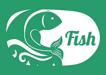 Obraz premium Fish icons design 