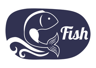 Fish icons design 