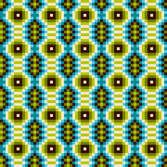 Colourful ethnic ornamental patterns Mexican, Seamless vector pattern