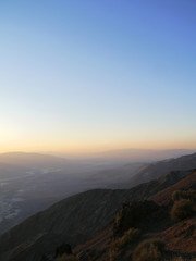 Naklejka na ściany i meble Sunset at Death Valley 